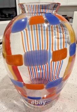Vintage Carlo Moretti Murano Art Glass Vase