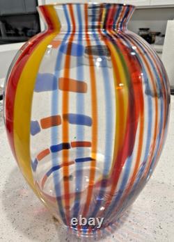 Vintage Carlo Moretti Murano Art Glass Vase