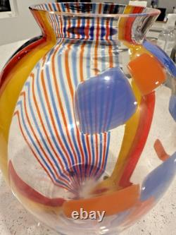 Vintage Carlo Moretti Murano Art Glass Vase