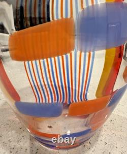 Vintage Carlo Moretti Murano Art Glass Vase
