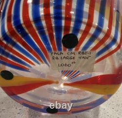 Vintage Carlo Moretti Murano Art Glass Vase