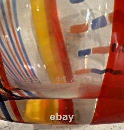 Vintage Carlo Moretti Murano Art Glass Vase