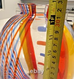 Vintage Carlo Moretti Murano Art Glass Vase