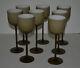 Vintage Carlo Moretti Murano Cased Glass Wine Goblets -8