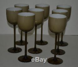 Vintage Carlo Moretti Murano Cased Glass Wine Goblets -8