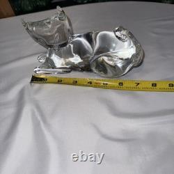 Vintage Cat MURANO Italy Vetri Di Murano Blown Glass CAT