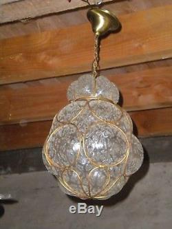 Vintage Ceiling light Murano italian glass type
