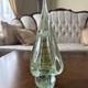 Vintage Cenedese Murano Glass Christmas Tree Gold Polveri Green Swirl Twist 9