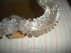 Vintage Clear Murano Glass Dresser Or Wall Mirror