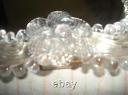 Vintage Clear Murano Glass Dresser Or Wall Mirror
