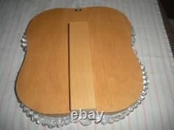 Vintage Clear Murano Glass Dresser Or Wall Mirror