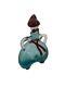 Vintage Decanter Murano Glass Blue handmade studio