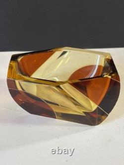 Vintage Flavio Poli Murano Glass Cachepot Bowl Ashtray Italy 1960s 4.5