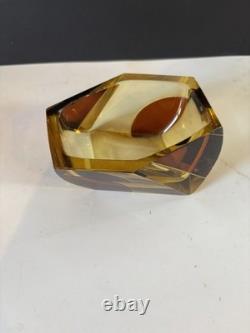 Vintage Flavio Poli Murano Glass Cachepot Bowl Ashtray Italy 1960s 4.5