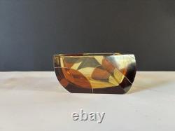 Vintage Flavio Poli Murano Glass Cachepot Bowl Ashtray Italy 1960s 4.5