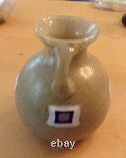 Vintage Formentello Murano Small Handblown Glass Vase- Signed