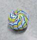 Vintage Fratelli Toso Murano Glass Rainbow Ribbon Paperweight