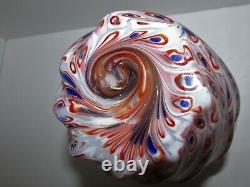 Vintage Fratelli Toso Murano Murrine Art Glass Vase 1009