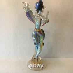 Vintage Genuine Italian Murano Art Glass Harlequin Figurine