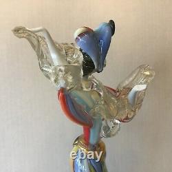 Vintage Genuine Italian Murano Art Glass Harlequin Figurine