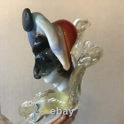 Vintage Genuine Italian Murano Art Glass Harlequin Figurine