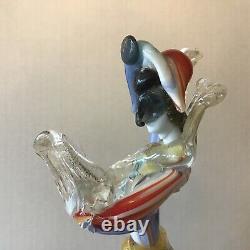 Vintage Genuine Italian Murano Art Glass Harlequin Figurine