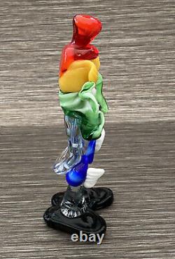 Vintage Hand Blown Murano Glass Clown Collectable