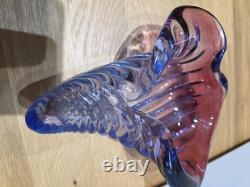 Vintage Hard To Find Alfredo Barbini Murano MCM Art Glass Seashell Bowl /ashtray