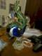Vintage Heavy murano glass fish sculpture