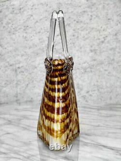 Vintage Italian Murano Art Glass Purse Sculpture