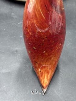 Vintage Italian Murano Duck Goose Art Glass by Alfredo Barbini Large 9.25