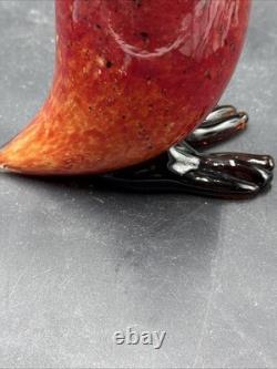 Vintage Italian Murano Duck Goose Art Glass by Alfredo Barbini Large 9.25