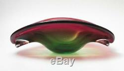 Vintage Italian Murano Glass Art Bowl MID Century Modern Eames Era