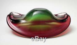 Vintage Italian Murano Glass Art Bowl MID Century Modern Eames Era