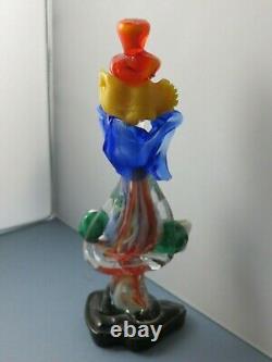 Vintage Italian Murano Glass Clown