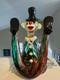Vintage Italian Murano Glass Clown with Original Murano Sticker
