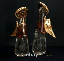 Vintage Italian Murano Glass Figurines Angels Vintage Ferro & Lazzarini Murano V