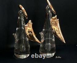 Vintage Italian Murano Glass Figurines Angels Vintage Ferro & Lazzarini Murano V