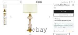 Vintage Italian Murano Glass Lamp By Dino Martens MCM Mid Century