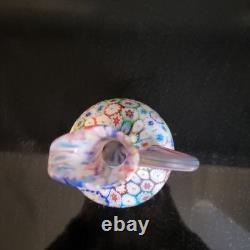 Vintage Italian Murano Glass Millefiori Curet Made By Fratelli Toso Glassworks