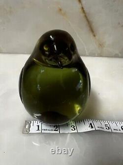 Vintage Italian Murano Glass Seguso Pigeon