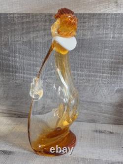 Vintage Italian Murano Glass Venetian JICO Glass Clown 10 Figurine Circus 80.1