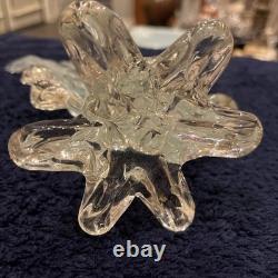 Vintage Italian Murano Hand Blown Glass Fish. Sculpture, 9.5, Art Studio Gold