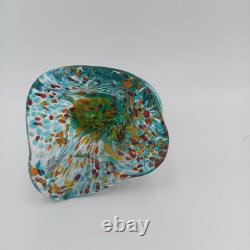 Vintage Italian Murano Handblown Glass Abstract Ribbon Sculpture