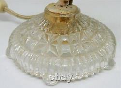 Vintage Italian Murano Venetian art glass 1960's flower lamp