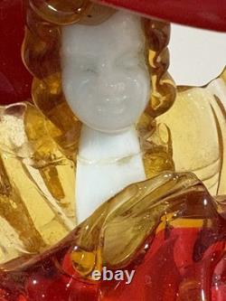 Vintage Italian Venetian Murano Glass Man/Woman Dancer Figurines Rare