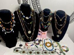 Vintage Jewelry Art Lot Murano Glass#538