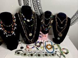 Vintage Jewelry Art Lot Murano Glass#538