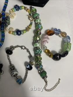 Vintage Jewelry Art Lot Murano Glass#538