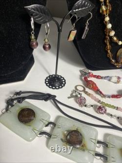 Vintage Jewelry Art Lot Murano Glass#538